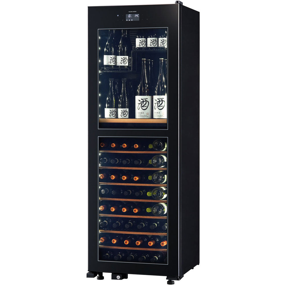 日本SAKURA WORKS LX95 -2℃ 雙溫酒櫃 黑色